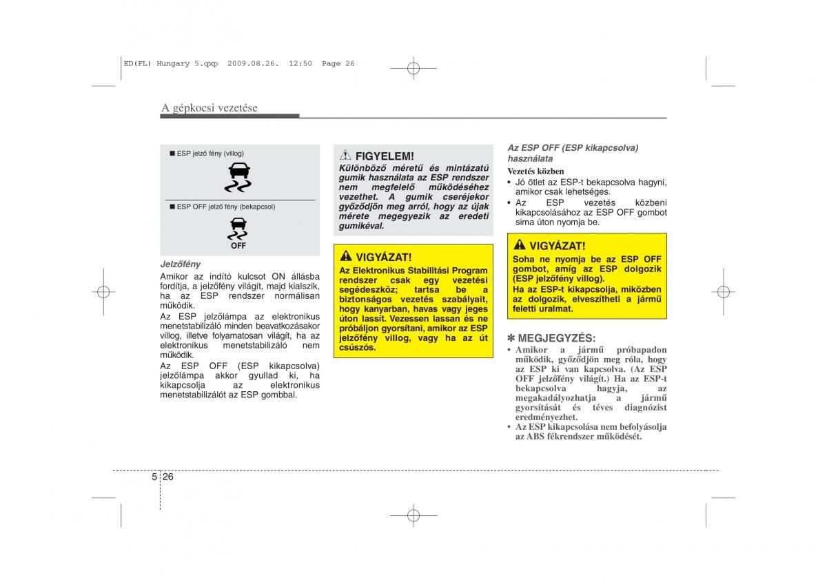 KIA Ceed I 1 Kezelesi utmutato / page 243