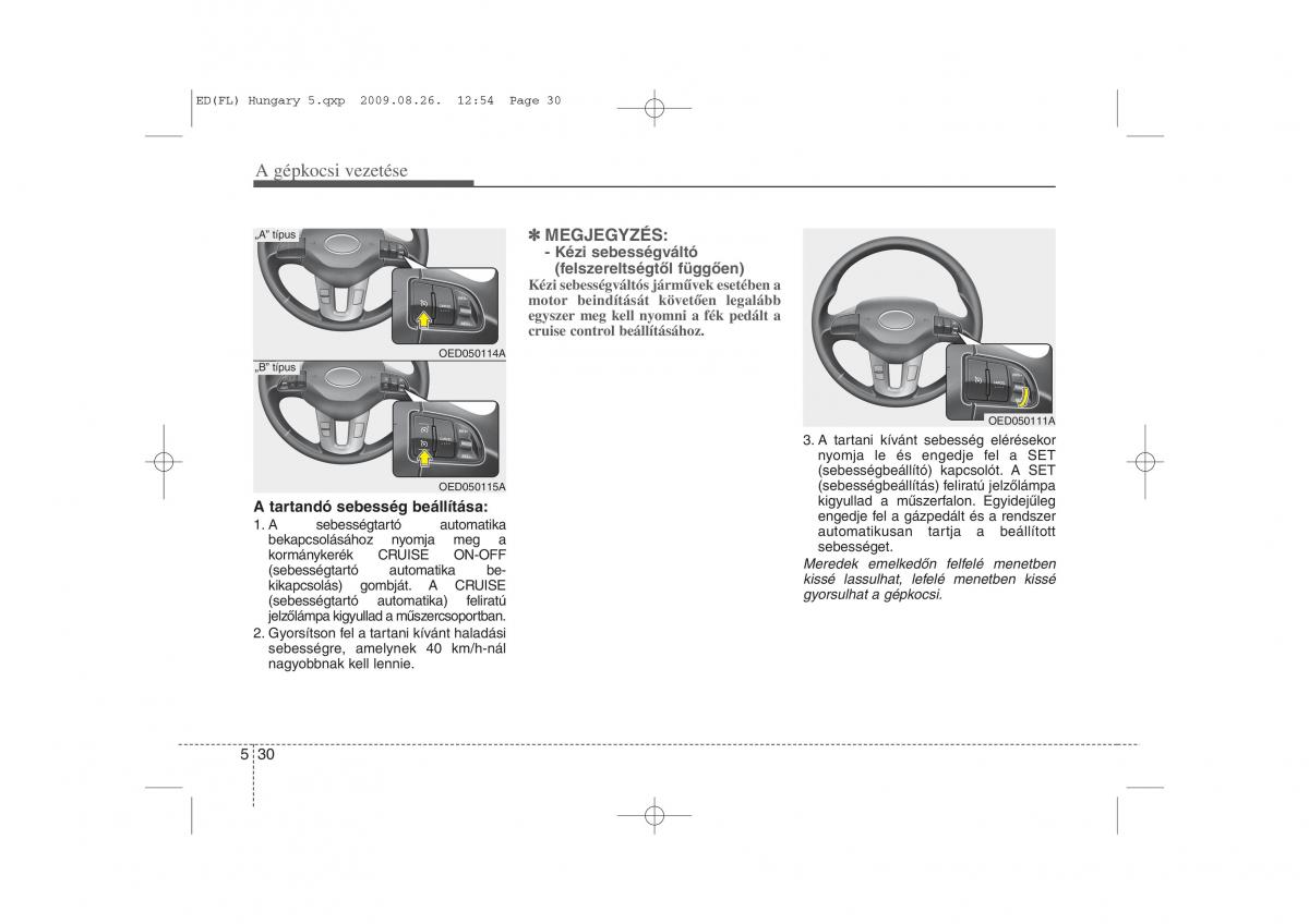 KIA Ceed I 1 Kezelesi utmutato / page 247