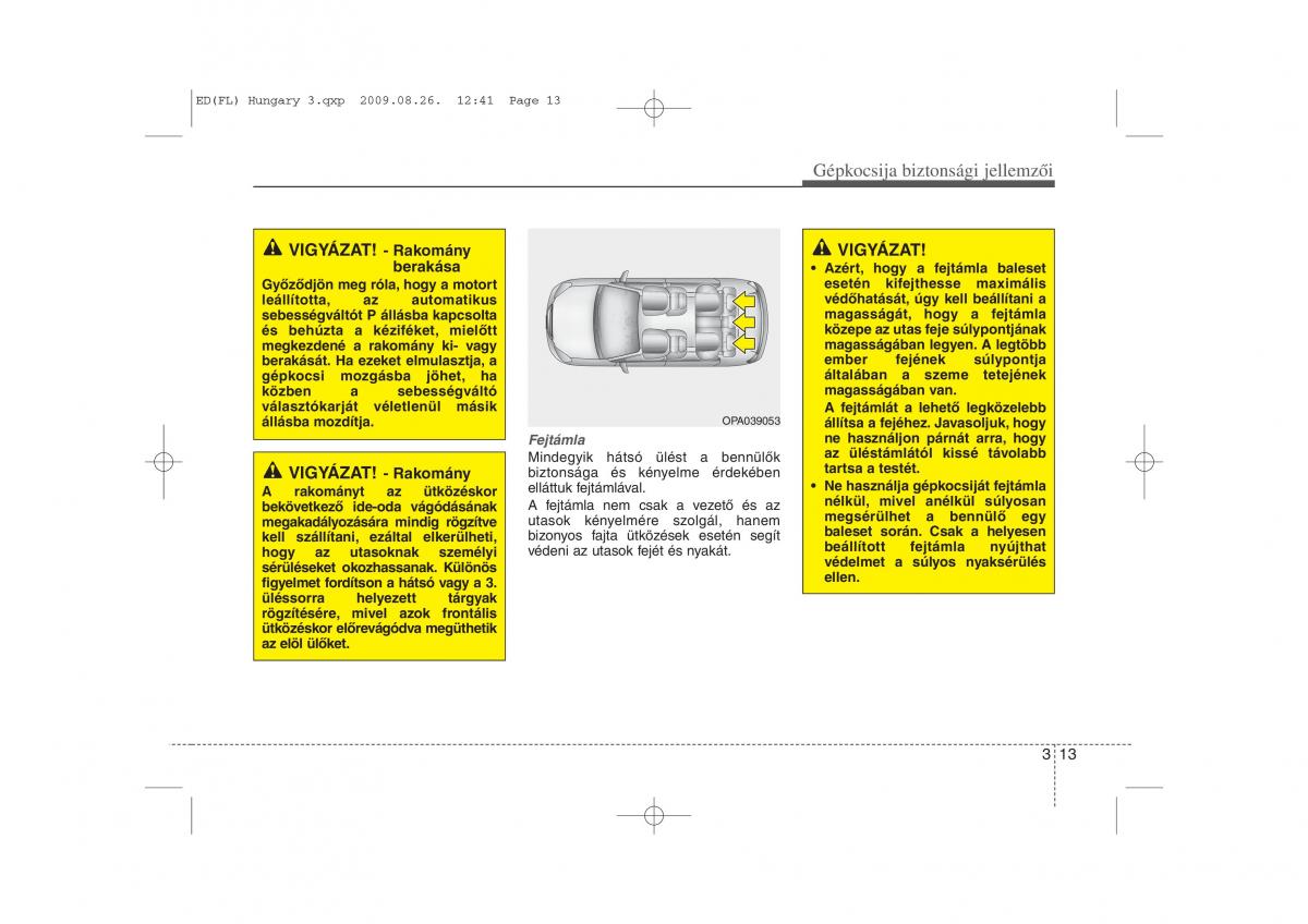 KIA Ceed I 1 Kezelesi utmutato / page 26