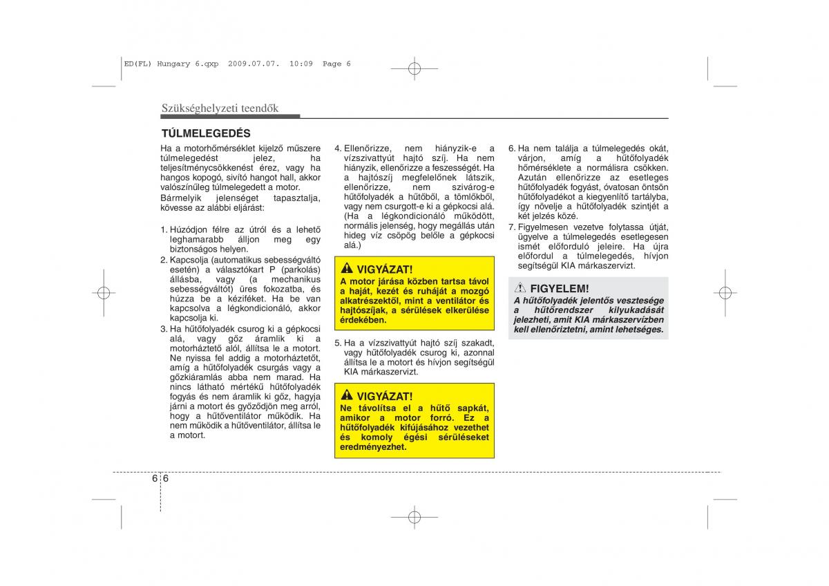 KIA Ceed I 1 Kezelesi utmutato / page 279