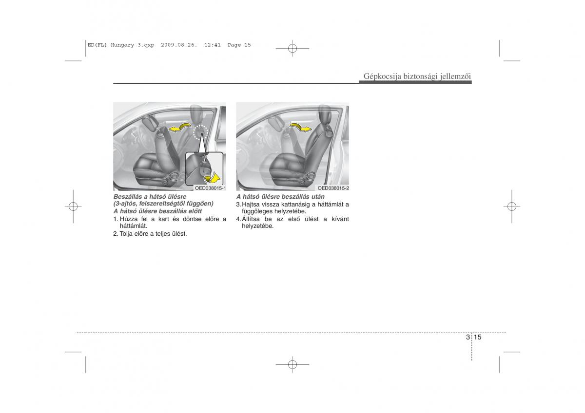 KIA Ceed I 1 Kezelesi utmutato / page 28