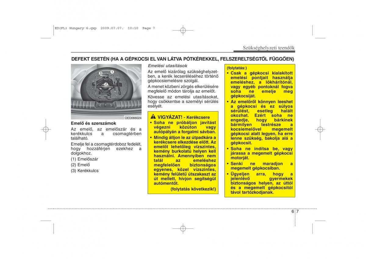 KIA Ceed I 1 Kezelesi utmutato / page 280