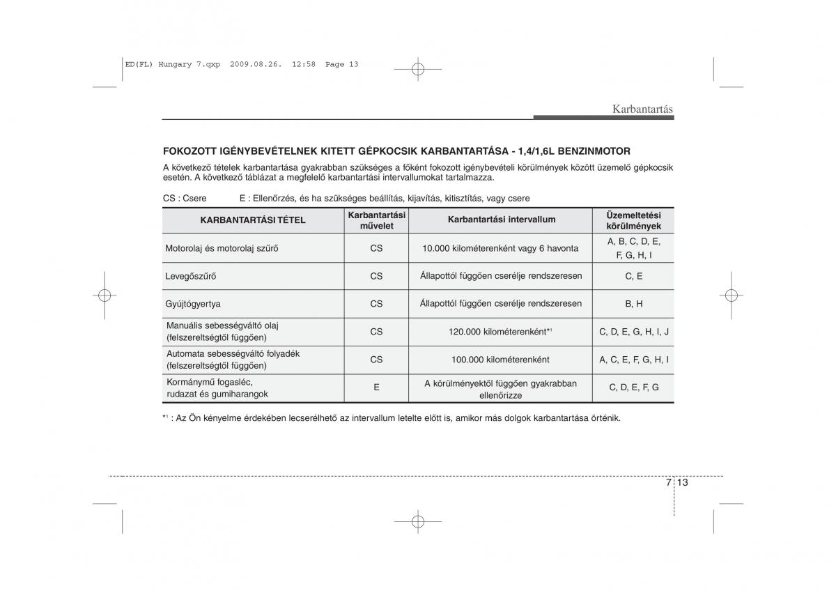 KIA Ceed I 1 Kezelesi utmutato / page 310