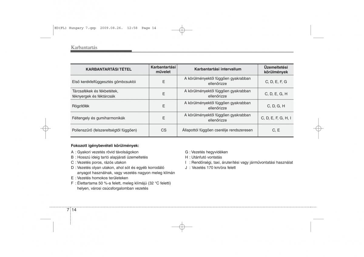 KIA Ceed I 1 Kezelesi utmutato / page 311