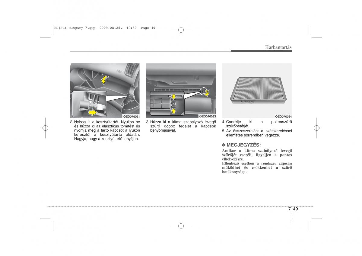 KIA Ceed I 1 Kezelesi utmutato / page 346