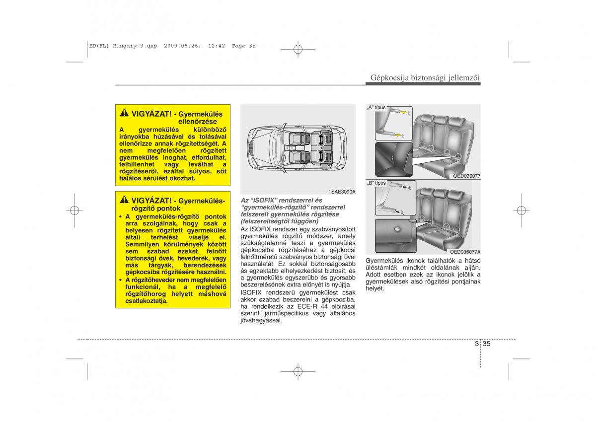 KIA Ceed I 1 Kezelesi utmutato / page 48