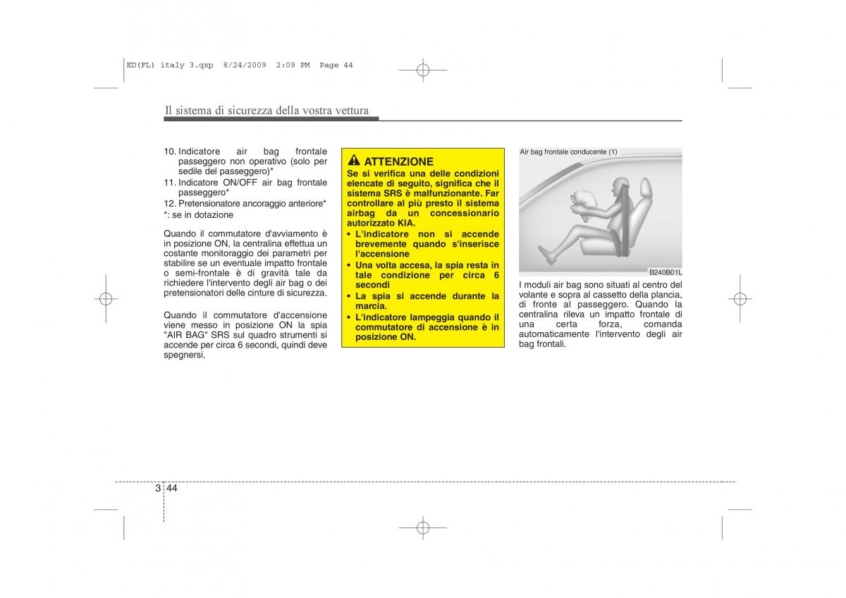 KIA Ceed I 1 manuale del proprietario / page 57