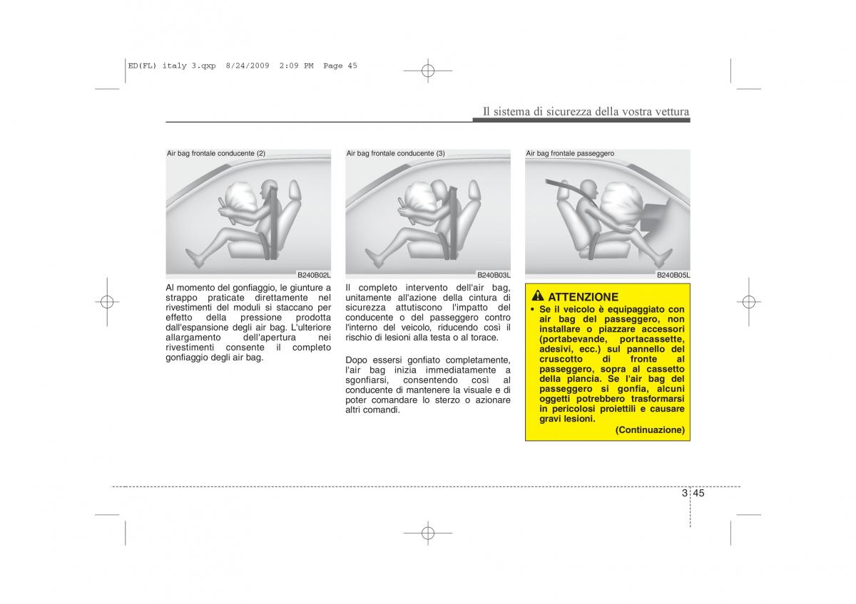 KIA Ceed I 1 manuale del proprietario / page 58