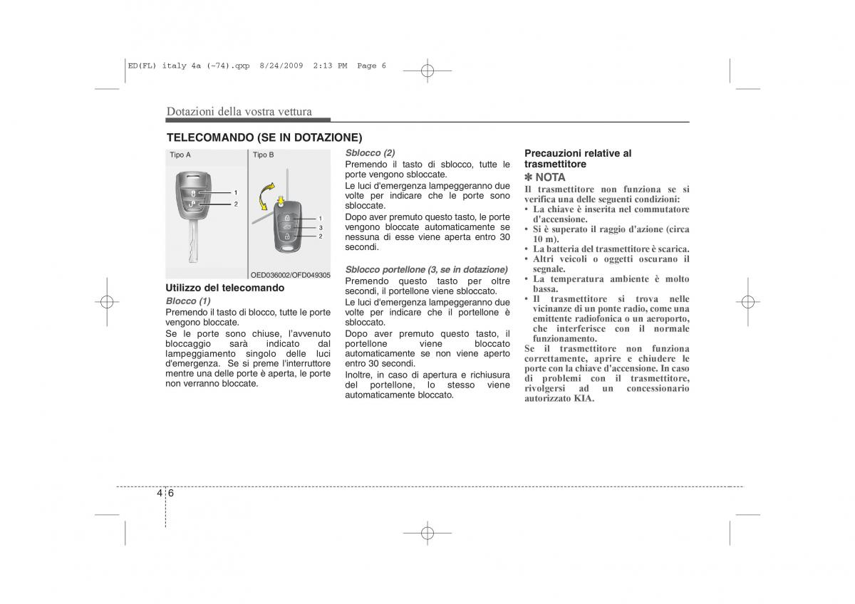 KIA Ceed I 1 manuale del proprietario / page 81