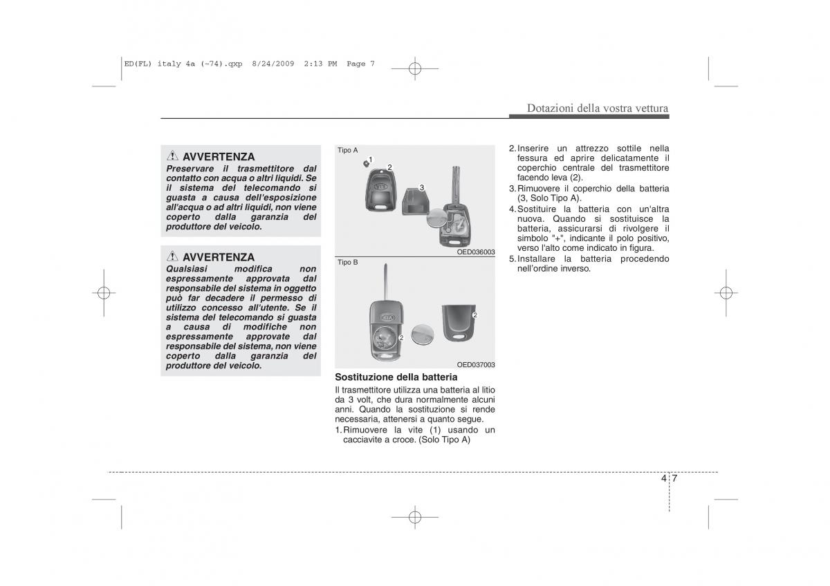 KIA Ceed I 1 manuale del proprietario / page 82