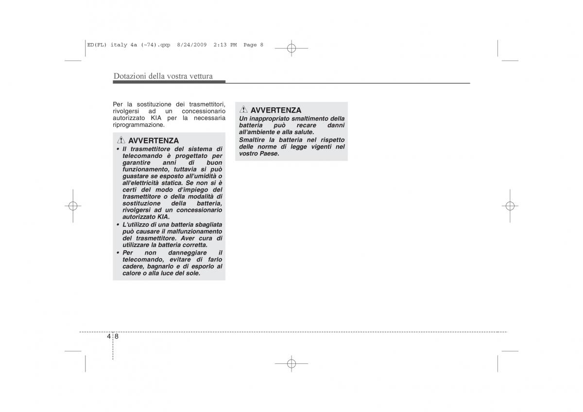 KIA Ceed I 1 manuale del proprietario / page 83