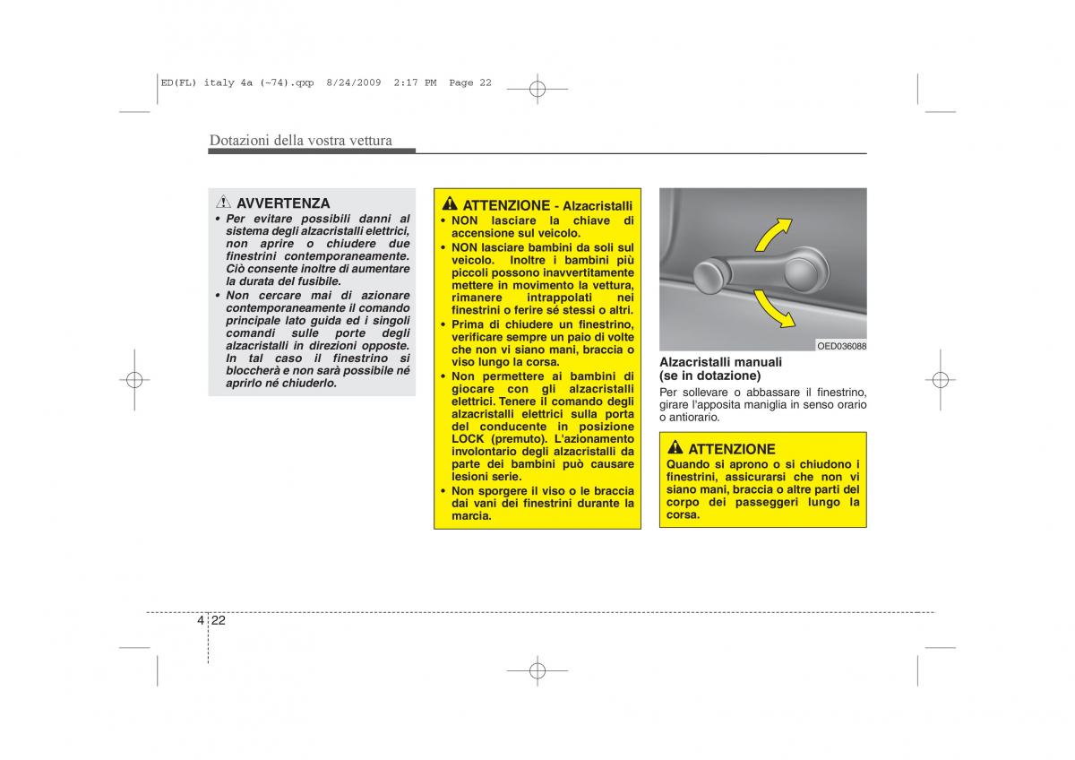 KIA Ceed I 1 manuale del proprietario / page 97