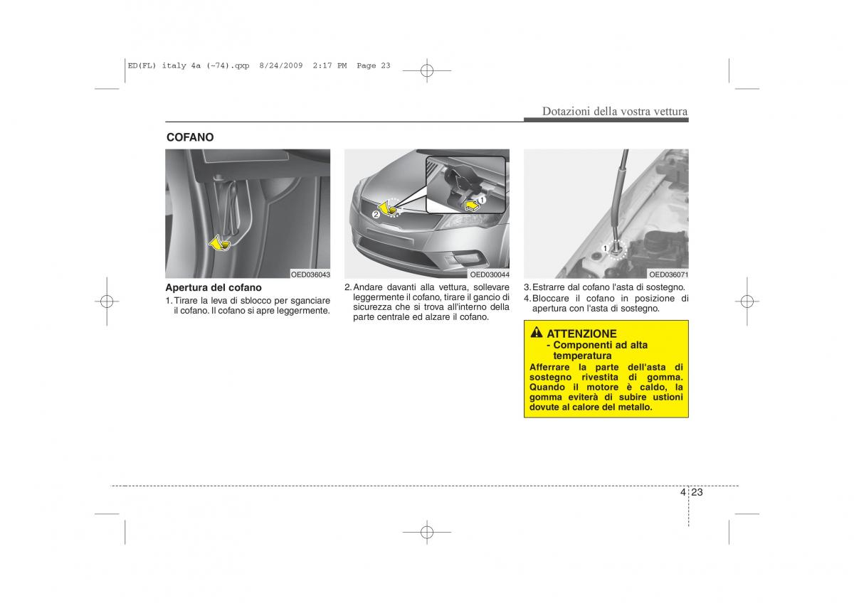 KIA Ceed I 1 manuale del proprietario / page 98