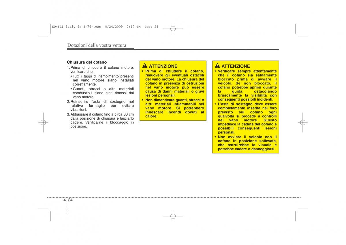 KIA Ceed I 1 manuale del proprietario / page 99