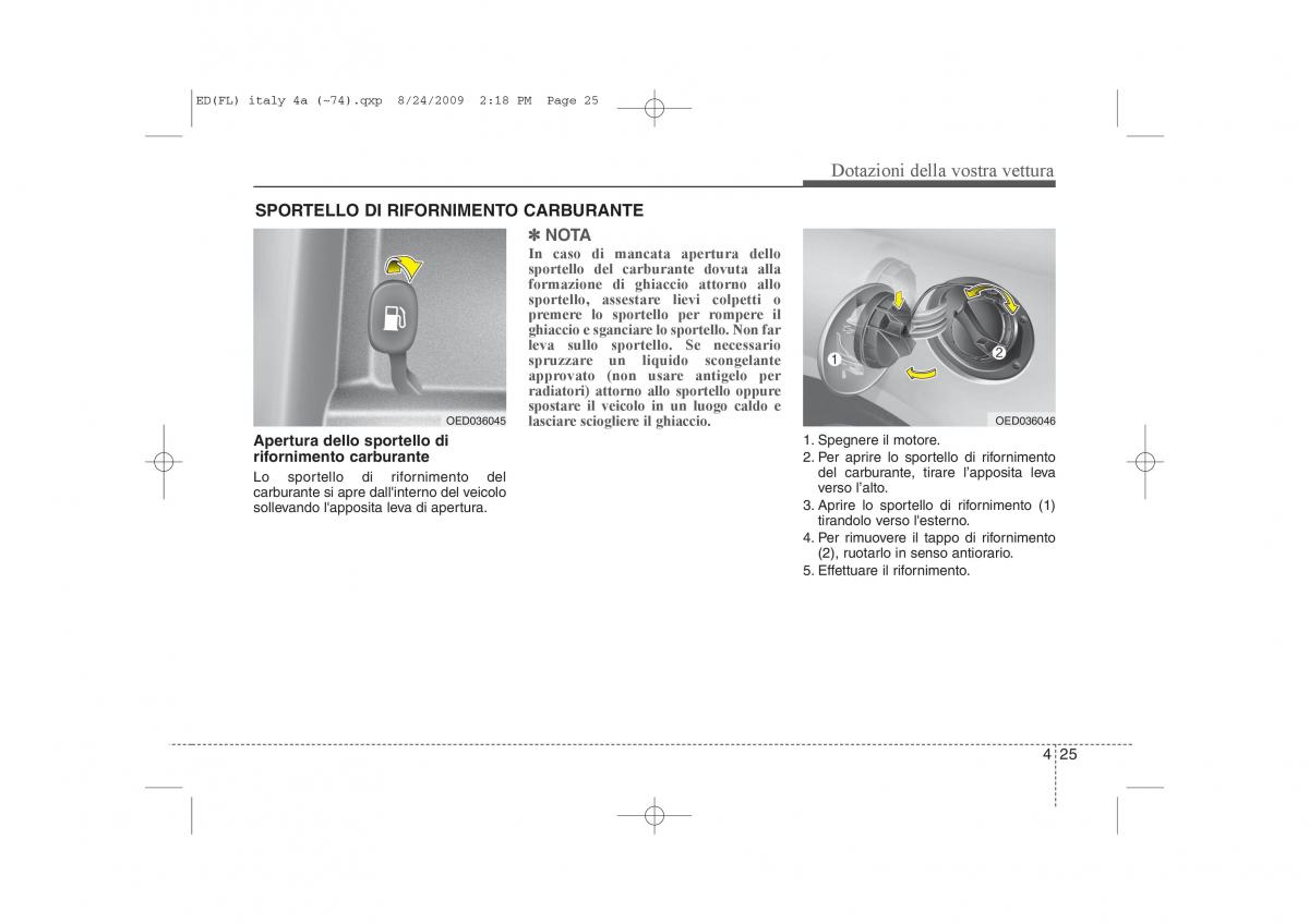 KIA Ceed I 1 manuale del proprietario / page 100