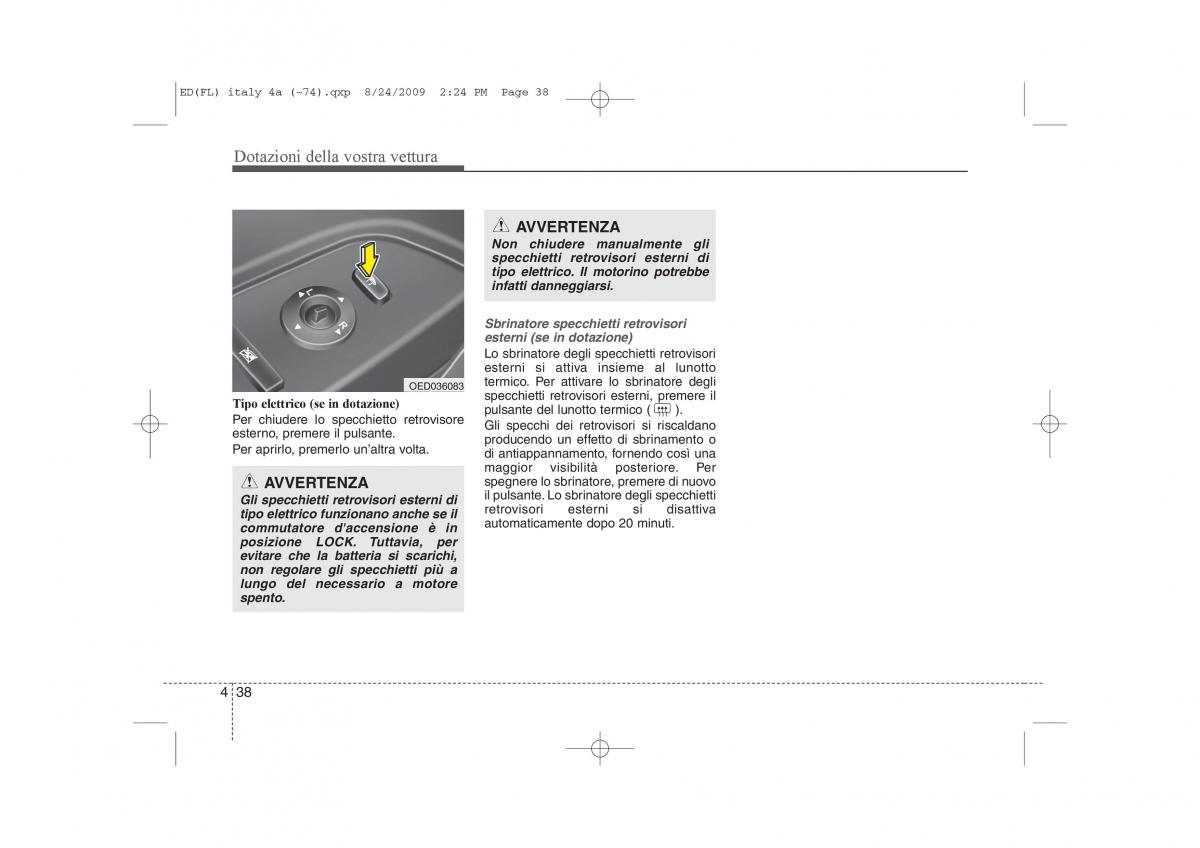 KIA Ceed I 1 manuale del proprietario / page 113