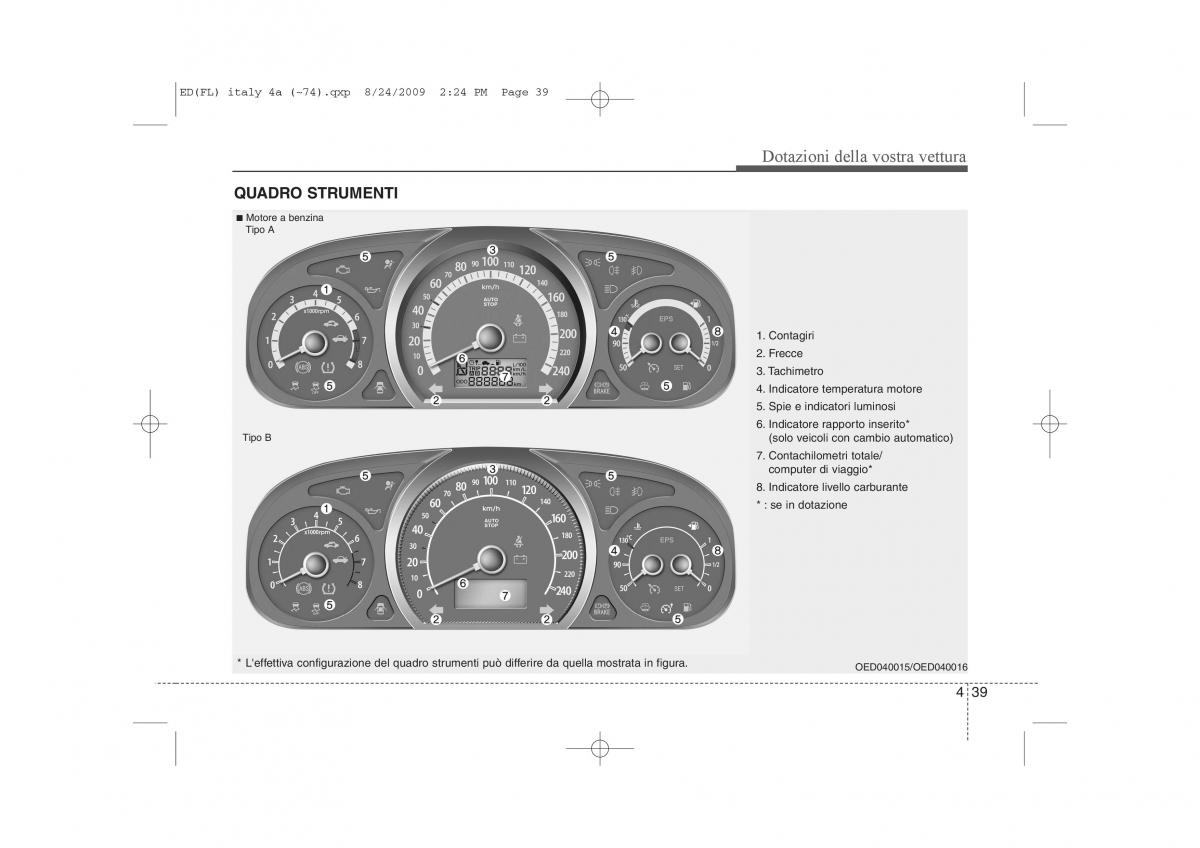 KIA Ceed I 1 manuale del proprietario / page 114