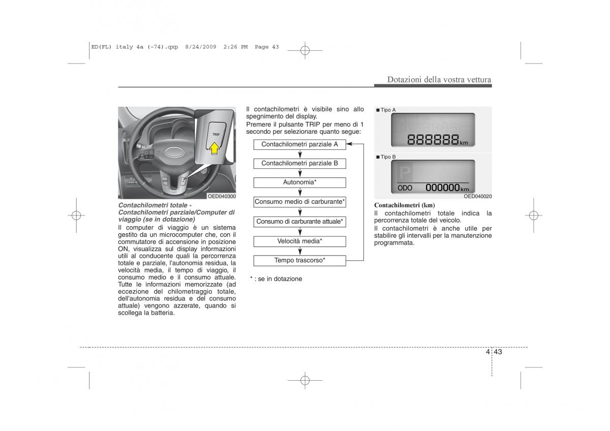 KIA Ceed I 1 manuale del proprietario / page 118