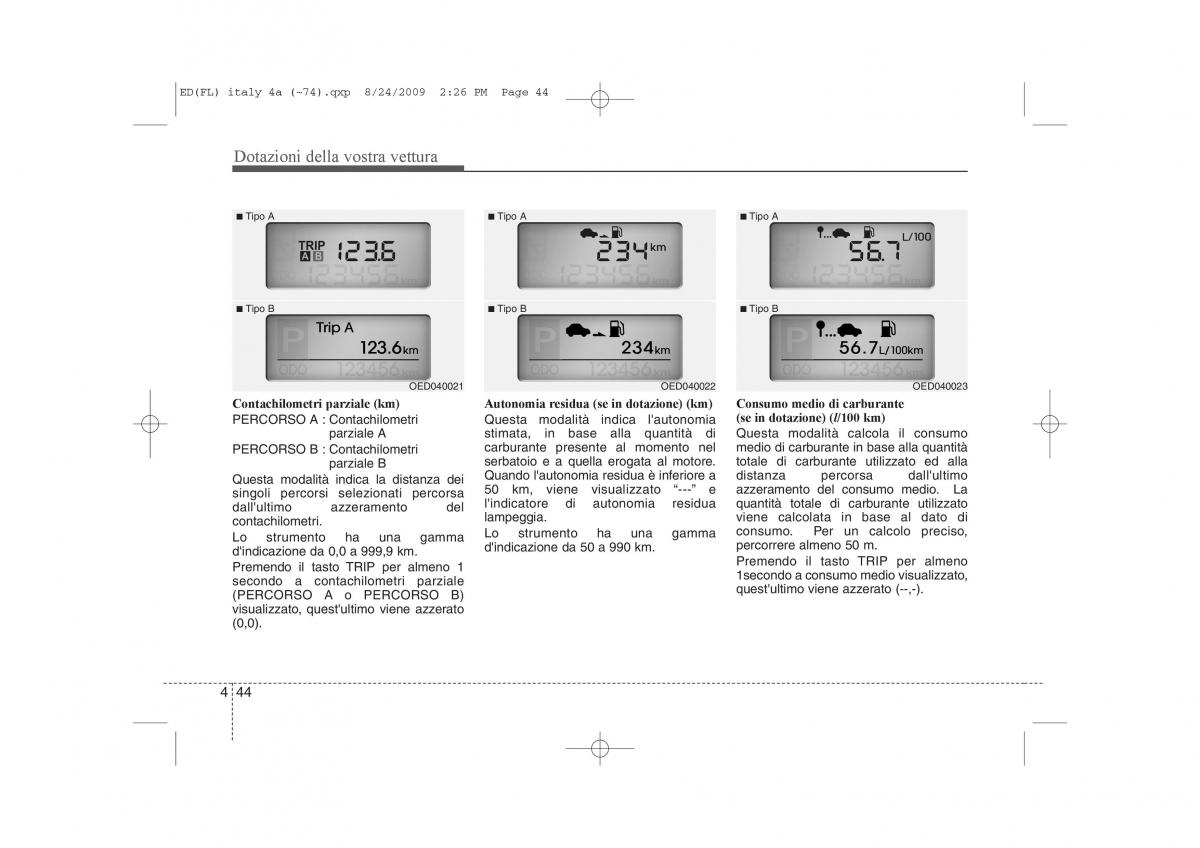 KIA Ceed I 1 manuale del proprietario / page 119