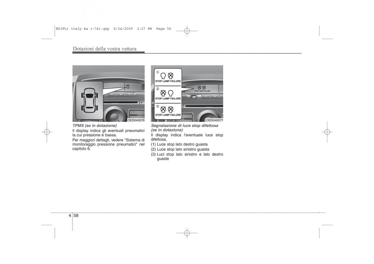 KIA Ceed I 1 manuale del proprietario / page 133