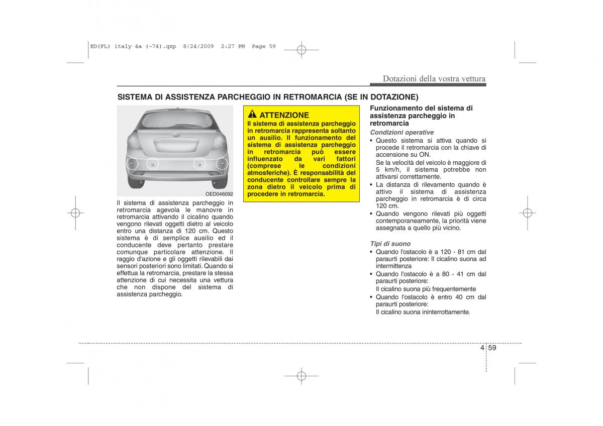 KIA Ceed I 1 manuale del proprietario / page 134