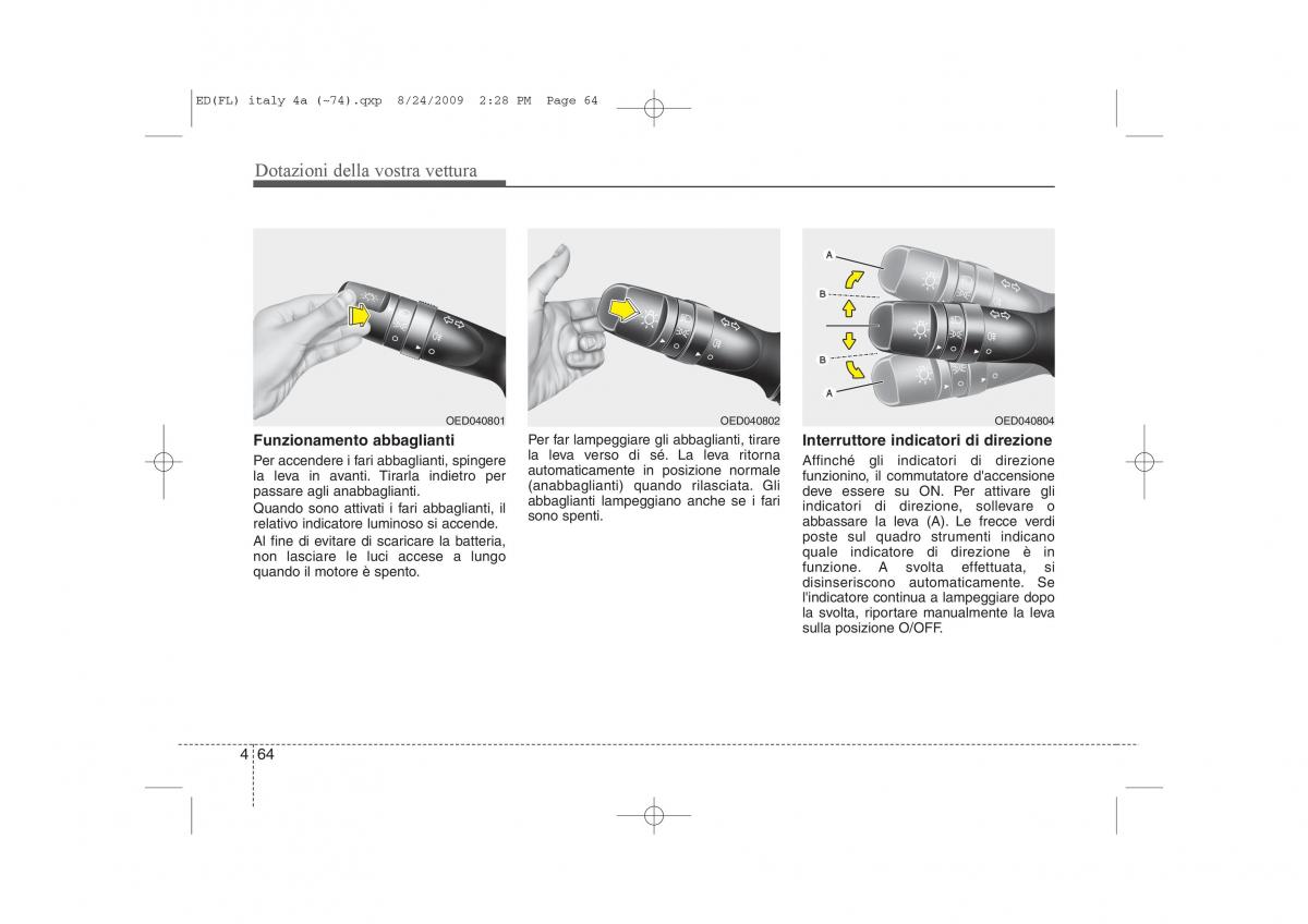 KIA Ceed I 1 manuale del proprietario / page 139