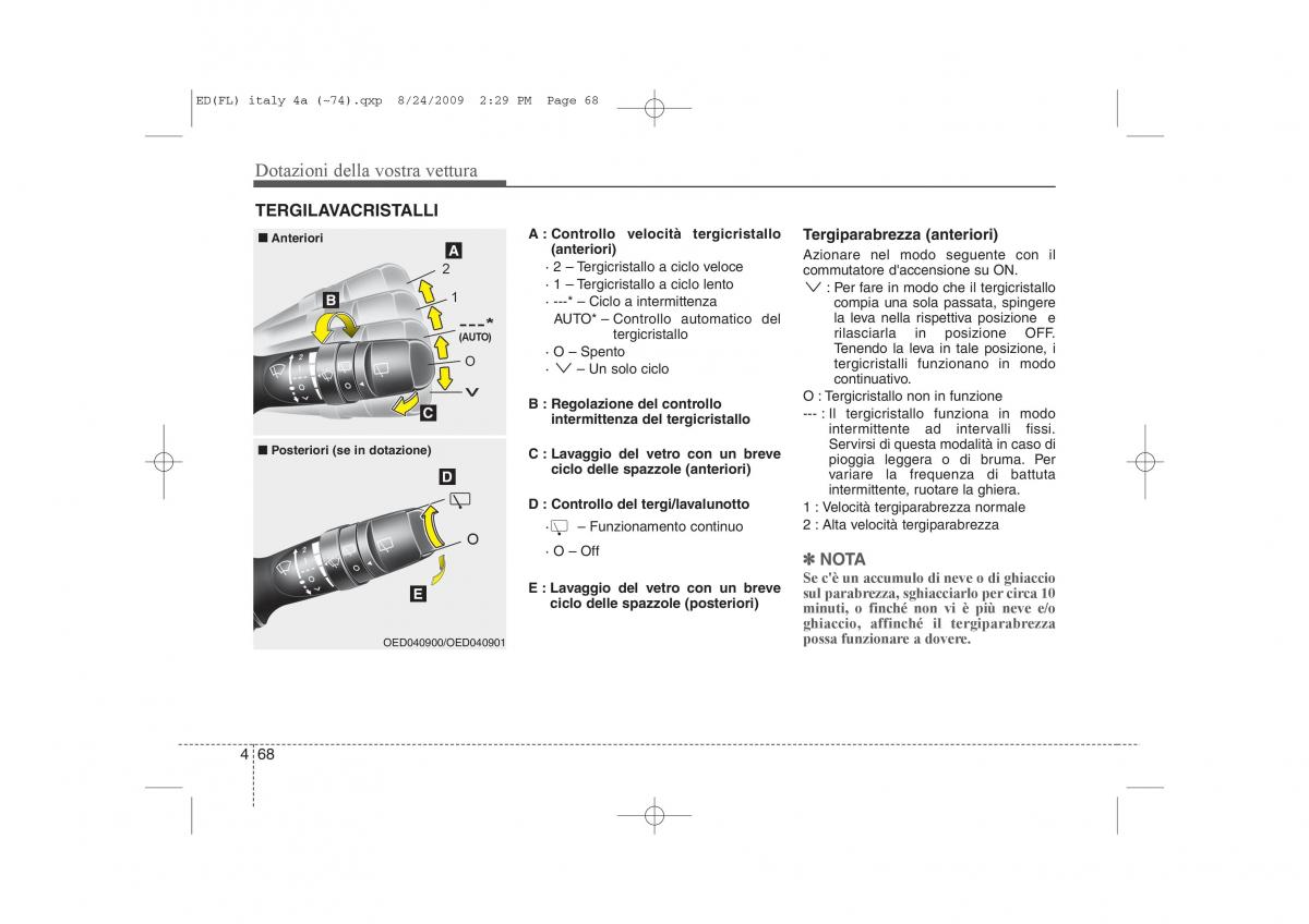 KIA Ceed I 1 manuale del proprietario / page 143