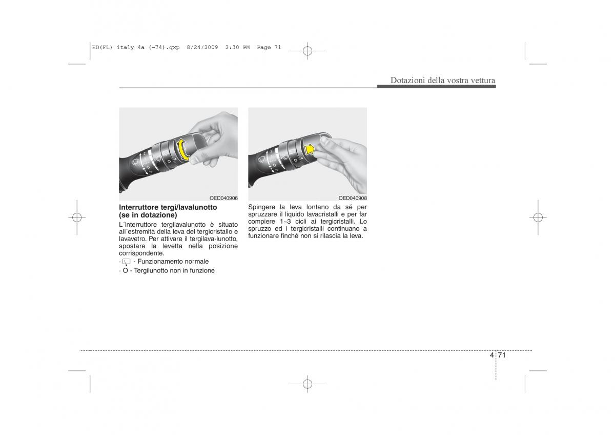 KIA Ceed I 1 manuale del proprietario / page 146