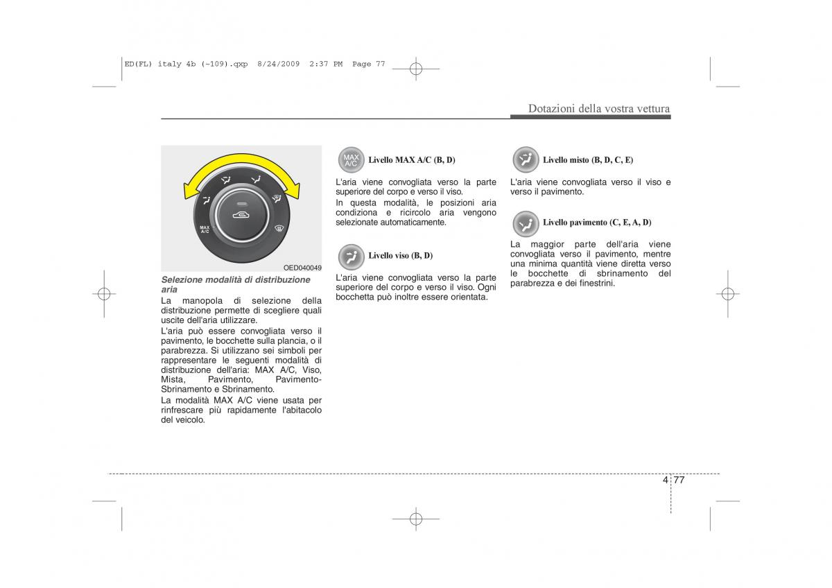 KIA Ceed I 1 manuale del proprietario / page 152