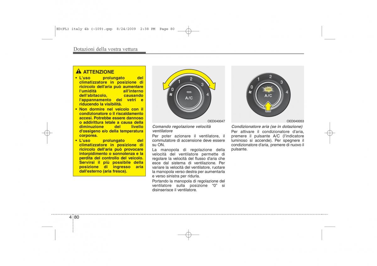 KIA Ceed I 1 manuale del proprietario / page 155