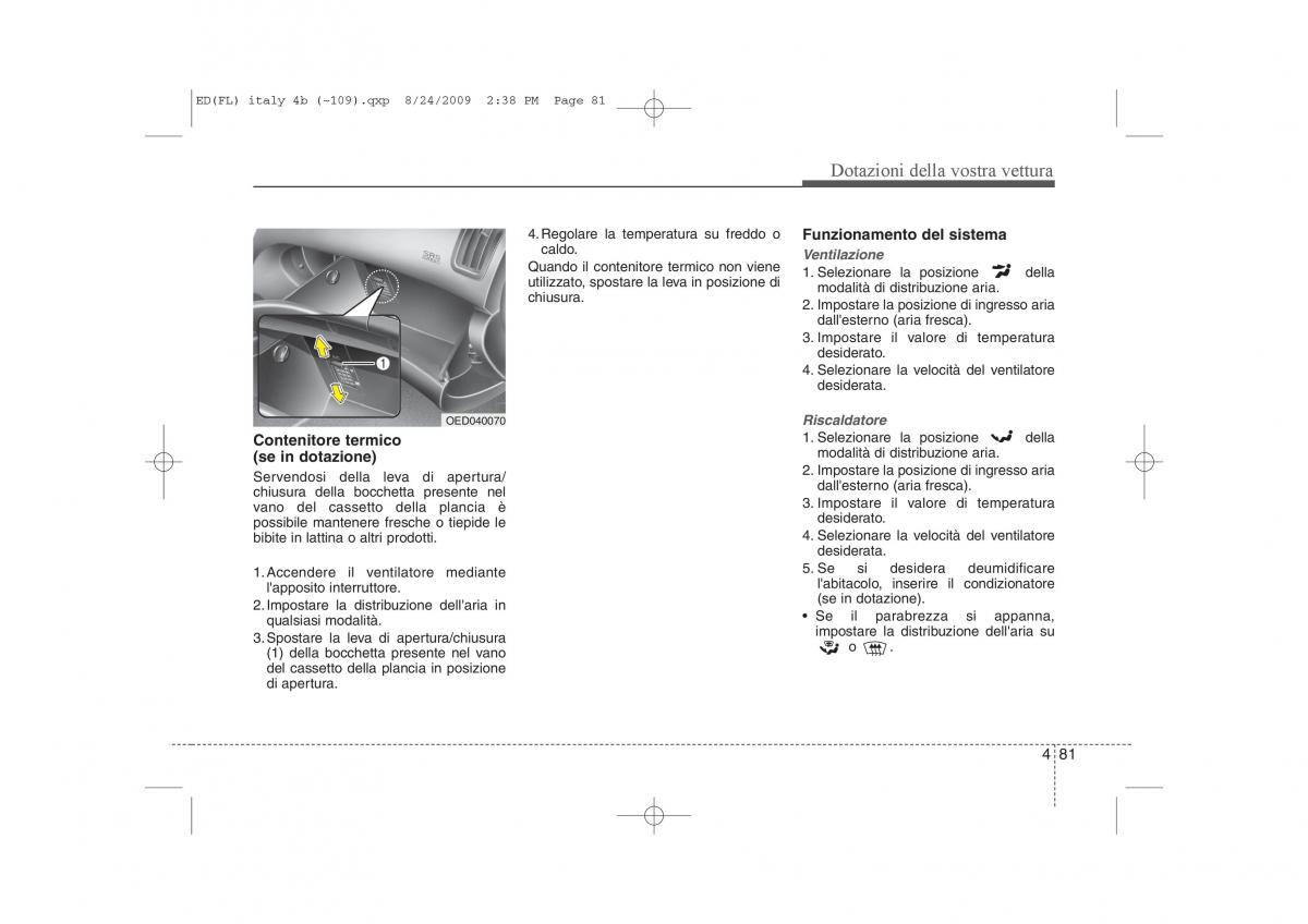 KIA Ceed I 1 manuale del proprietario / page 156