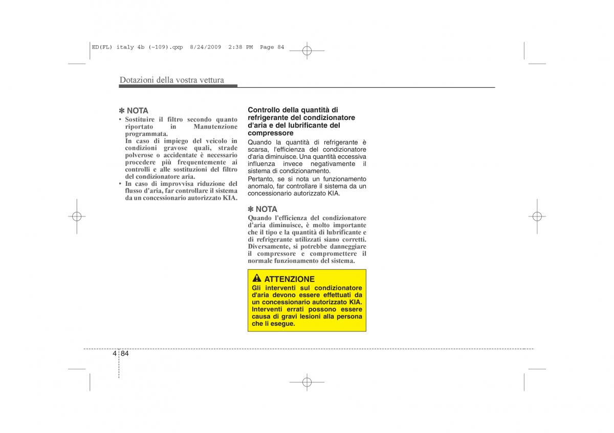 KIA Ceed I 1 manuale del proprietario / page 159