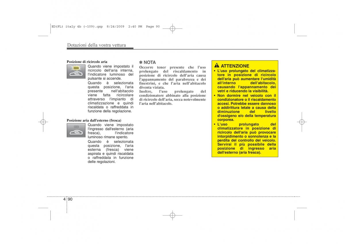 KIA Ceed I 1 manuale del proprietario / page 165