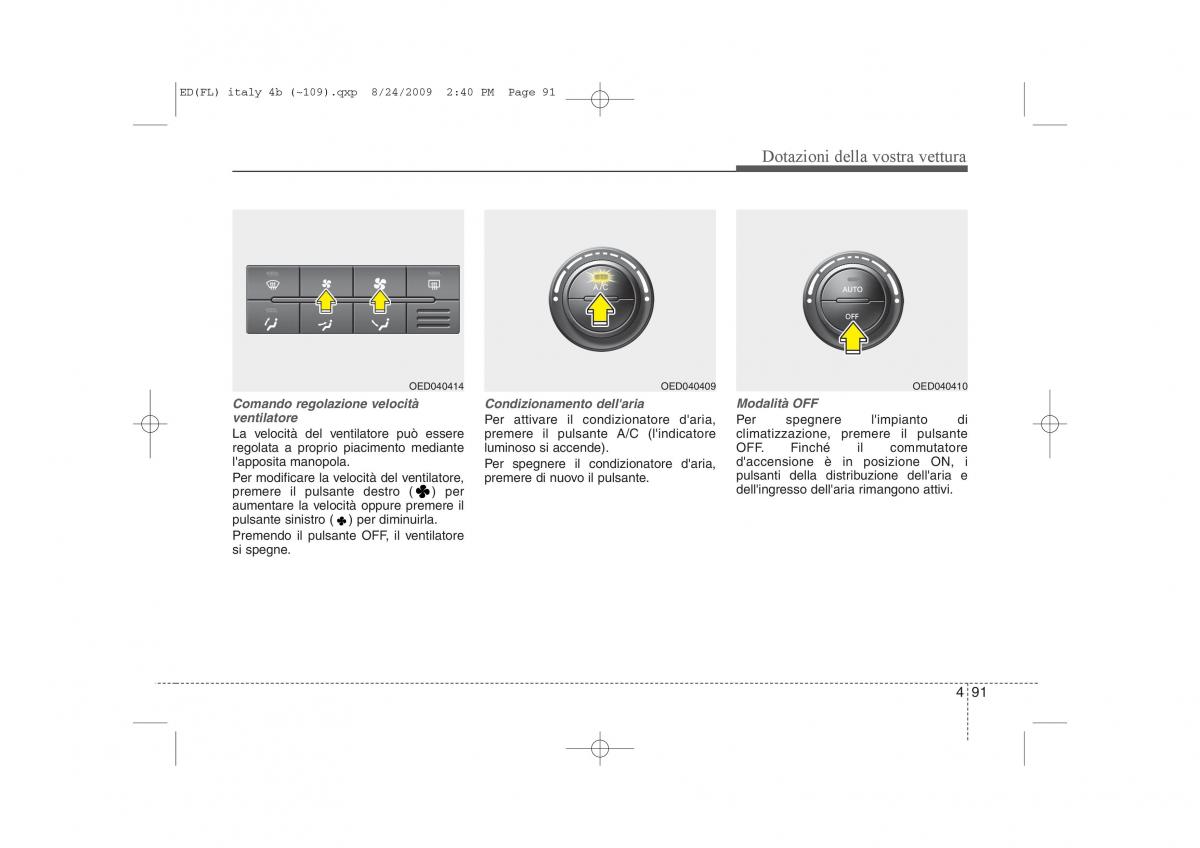 KIA Ceed I 1 manuale del proprietario / page 166