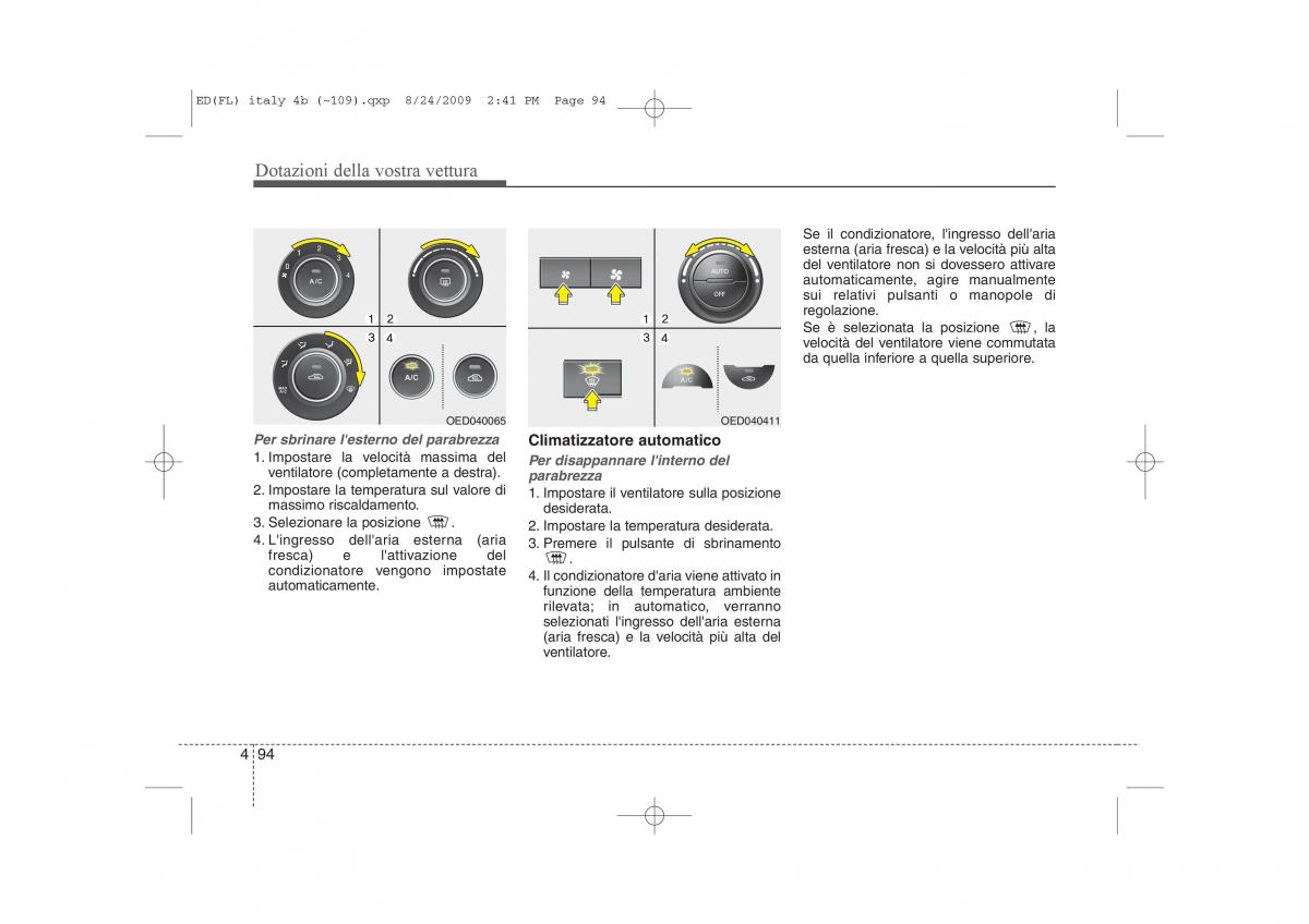 KIA Ceed I 1 manuale del proprietario / page 169