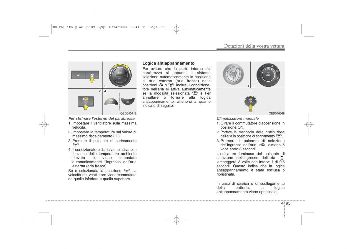 KIA Ceed I 1 manuale del proprietario / page 170