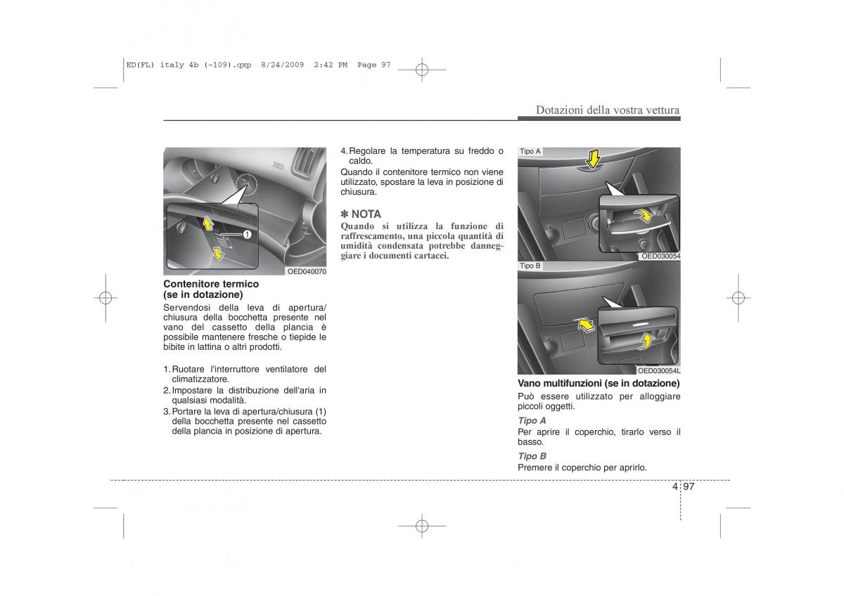 KIA Ceed I 1 manuale del proprietario / page 172