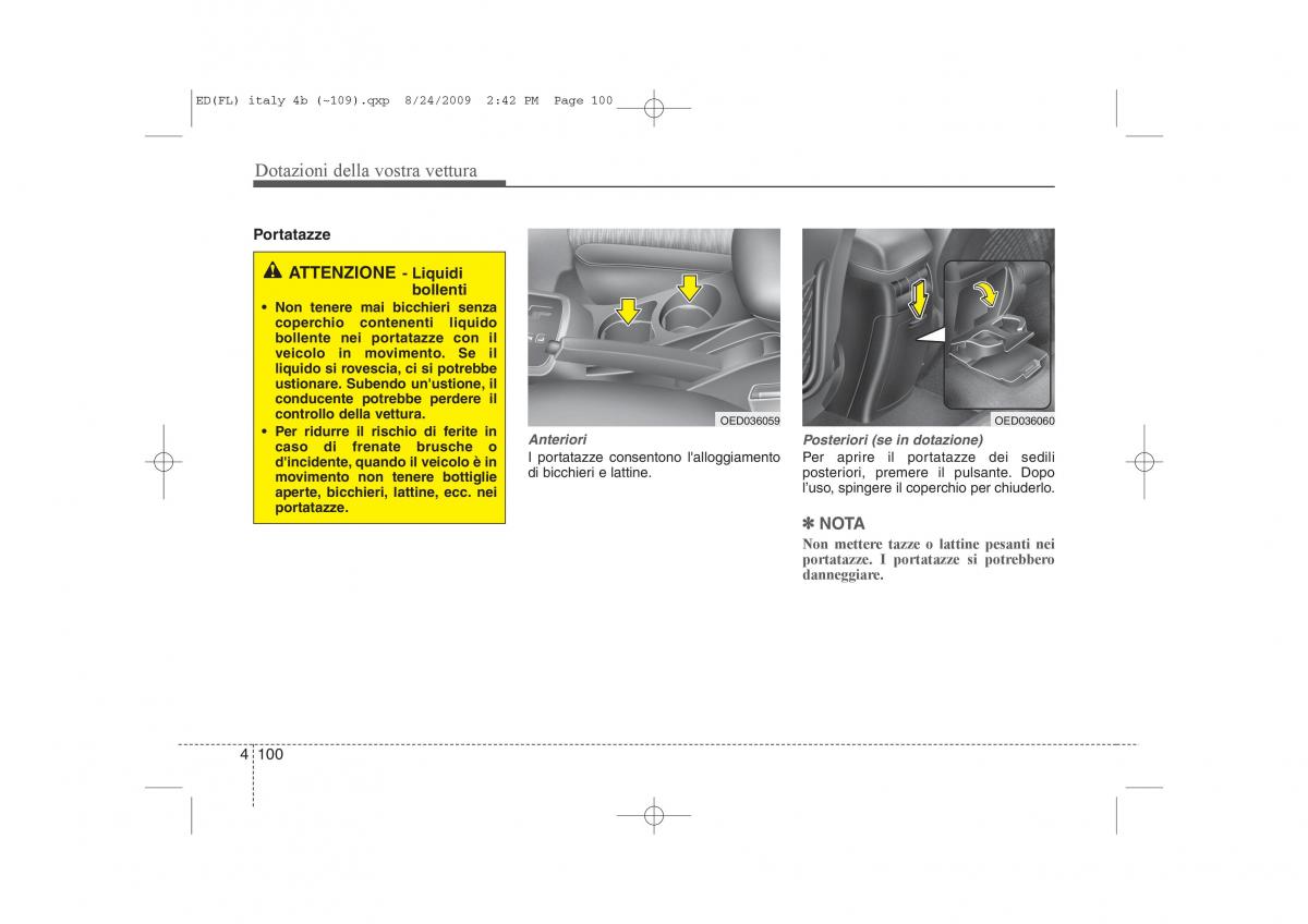 KIA Ceed I 1 manuale del proprietario / page 175