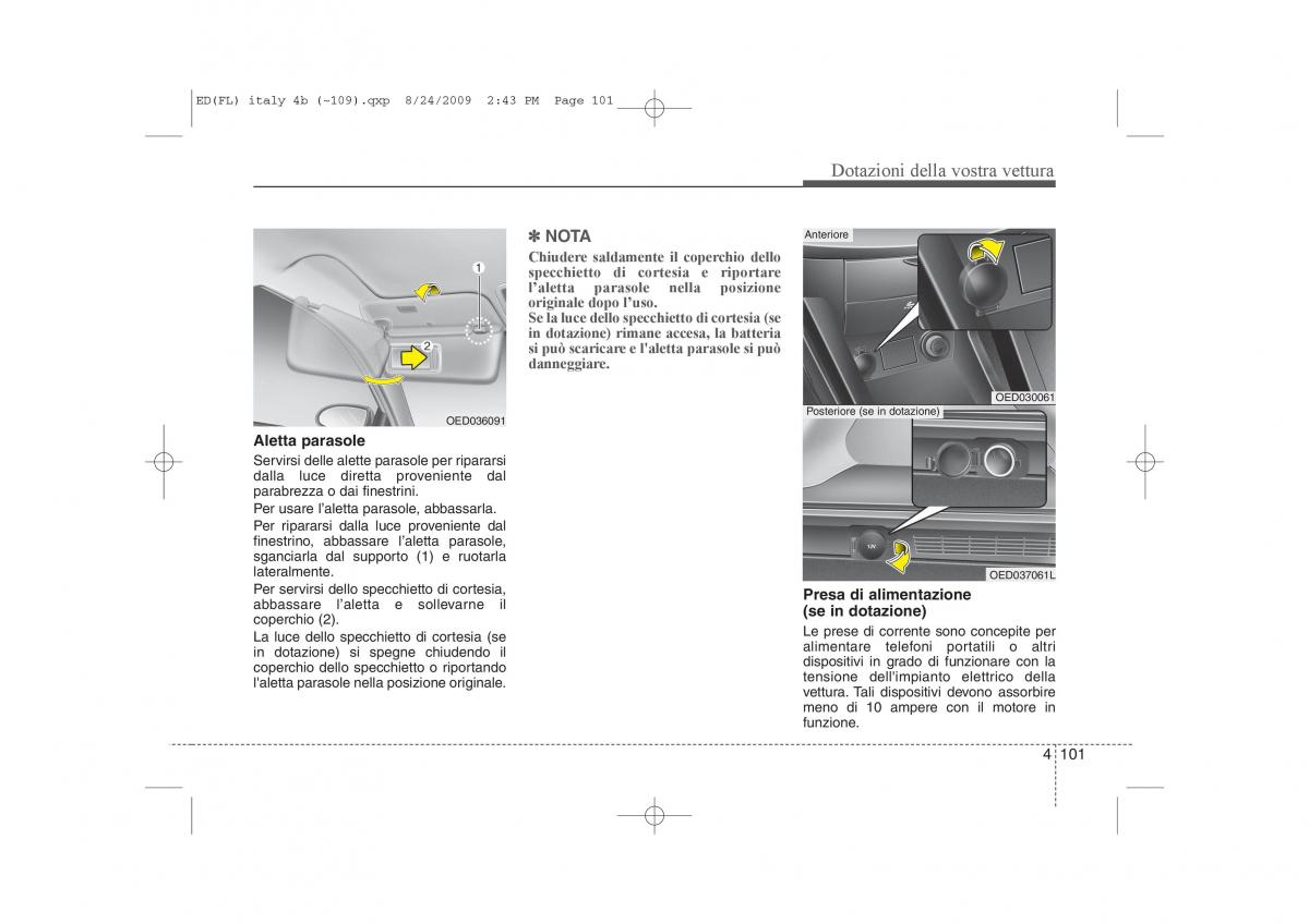 KIA Ceed I 1 manuale del proprietario / page 176