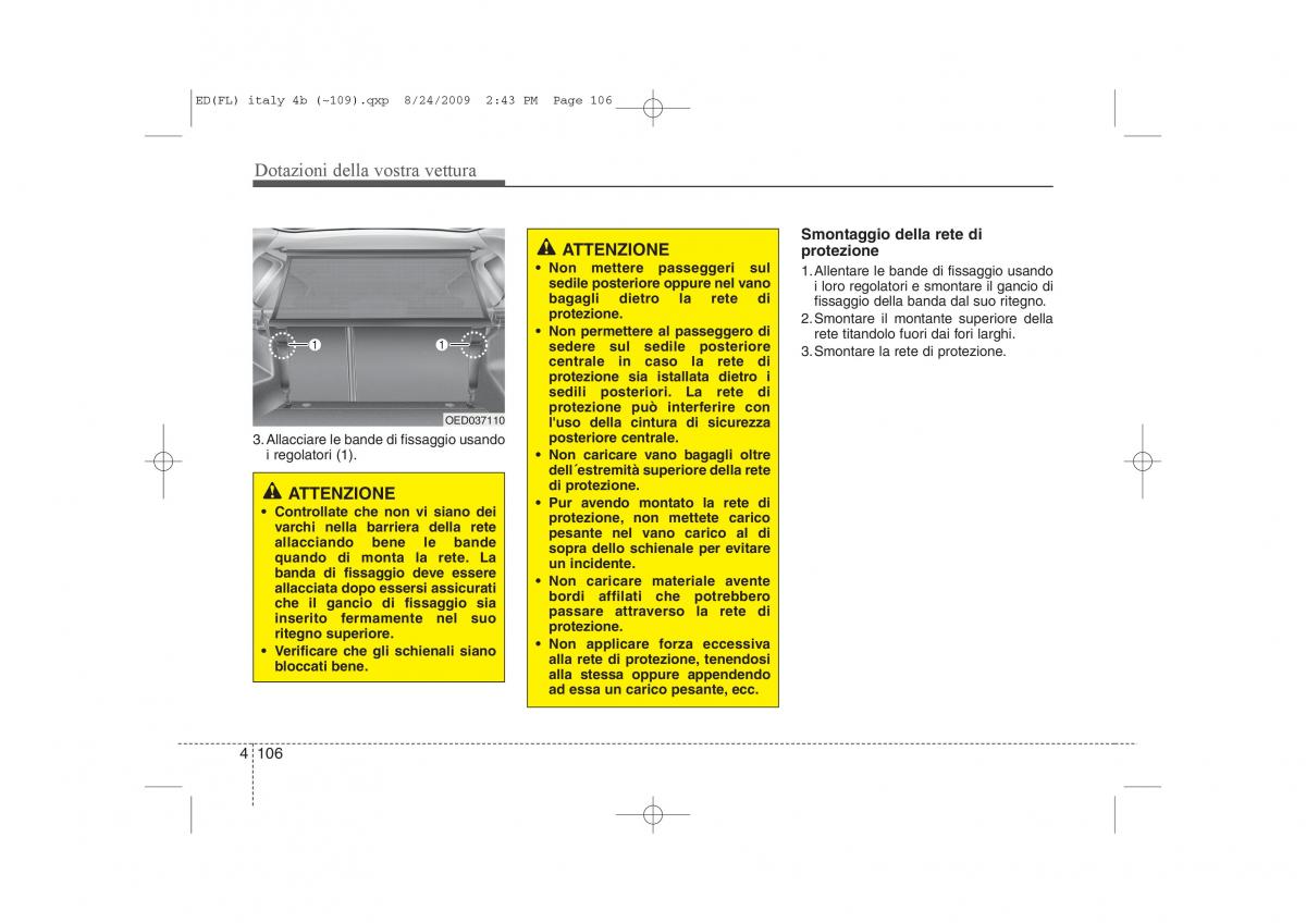 KIA Ceed I 1 manuale del proprietario / page 181