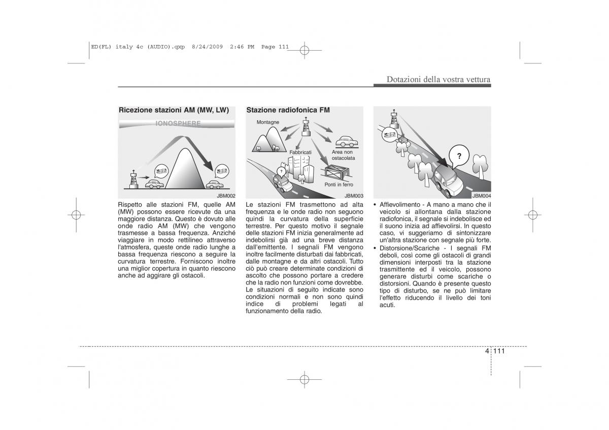 KIA Ceed I 1 manuale del proprietario / page 186