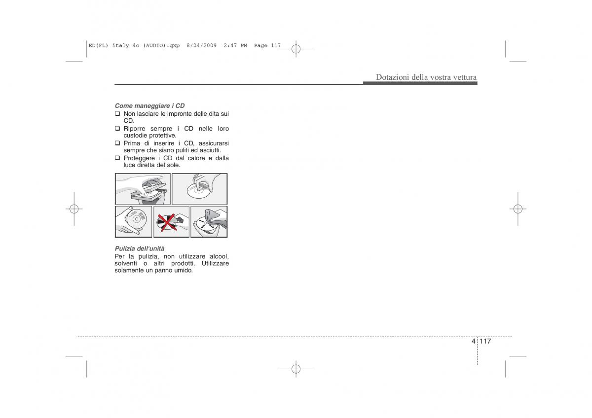 KIA Ceed I 1 manuale del proprietario / page 192