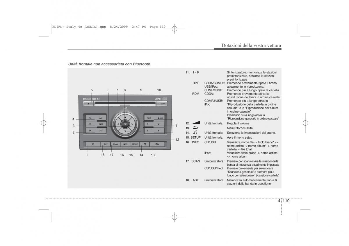 KIA Ceed I 1 manuale del proprietario / page 194