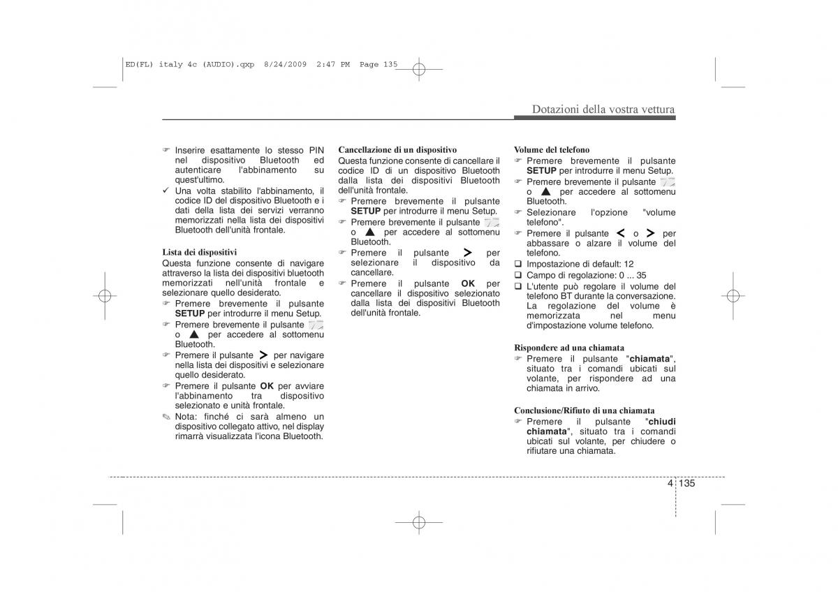 KIA Ceed I 1 manuale del proprietario / page 210