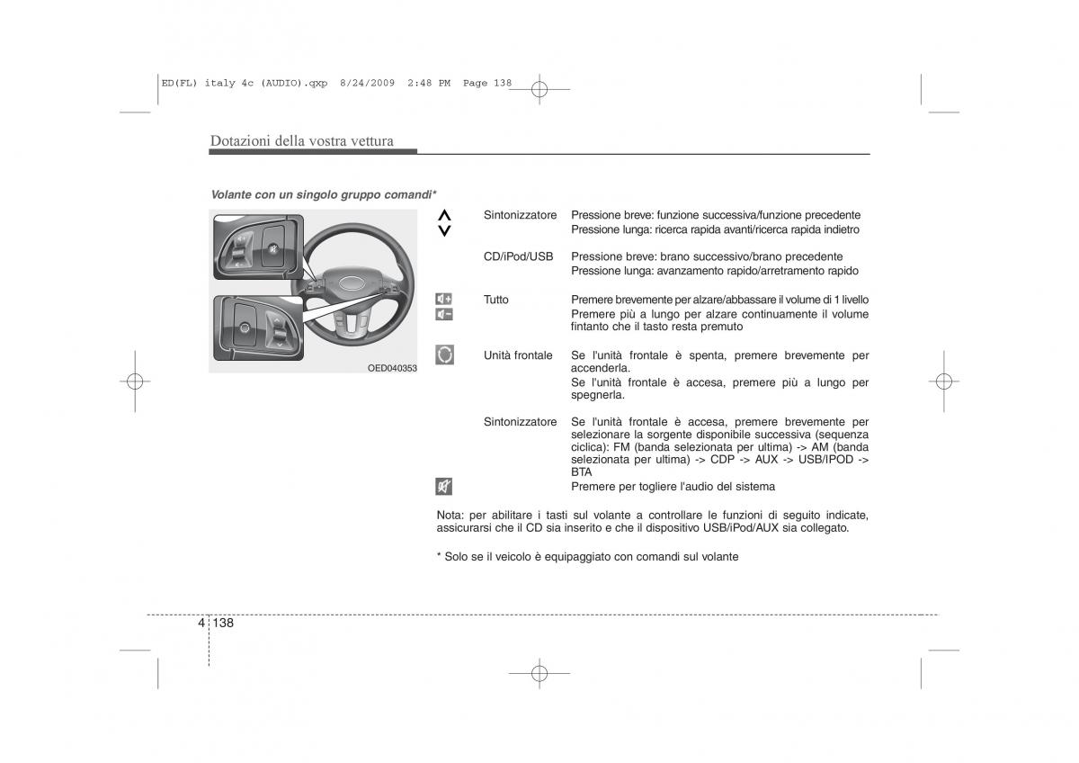 KIA Ceed I 1 manuale del proprietario / page 213