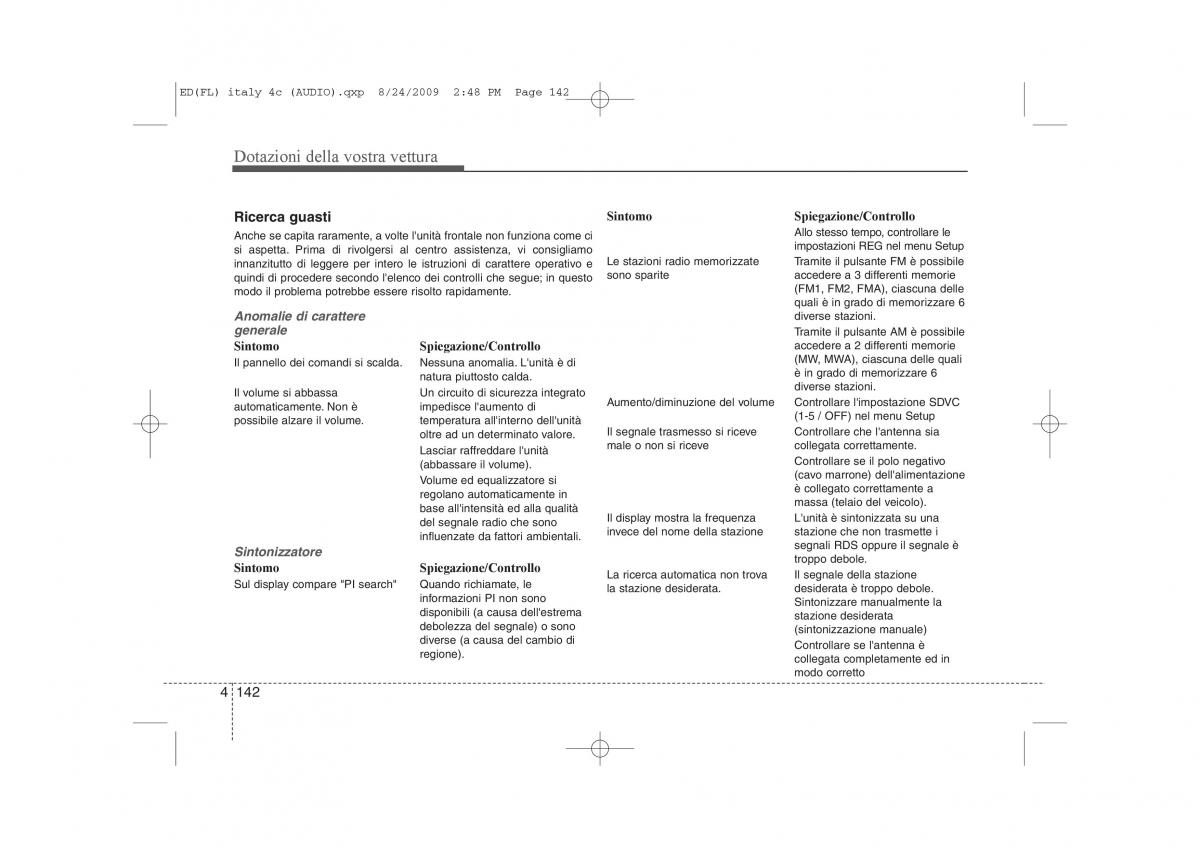 KIA Ceed I 1 manuale del proprietario / page 217