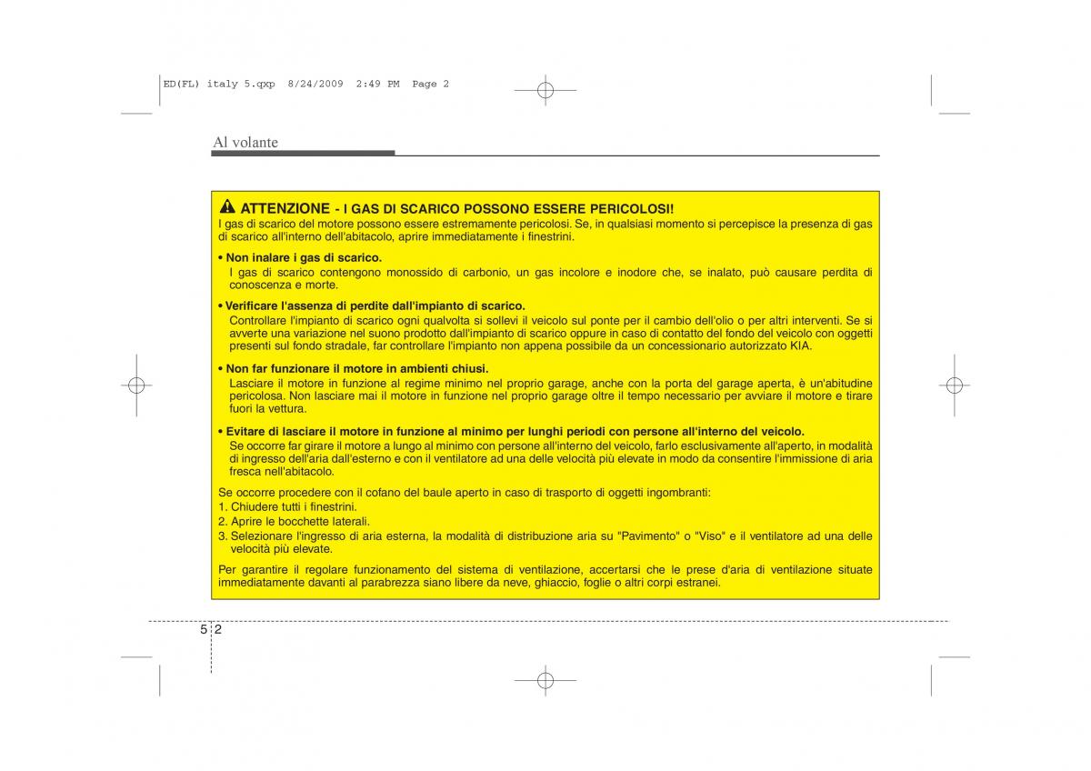 KIA Ceed I 1 manuale del proprietario / page 221