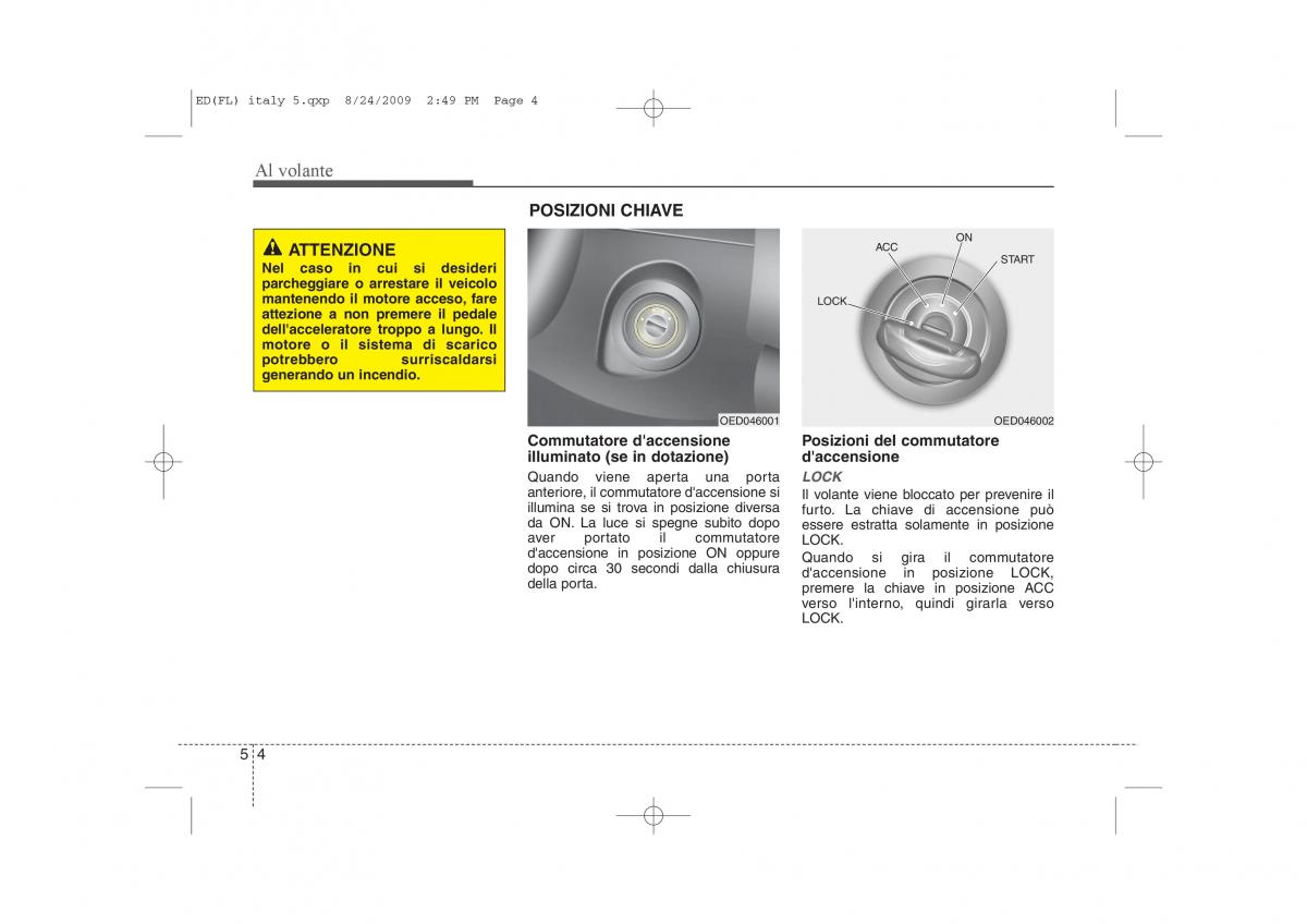 KIA Ceed I 1 manuale del proprietario / page 223