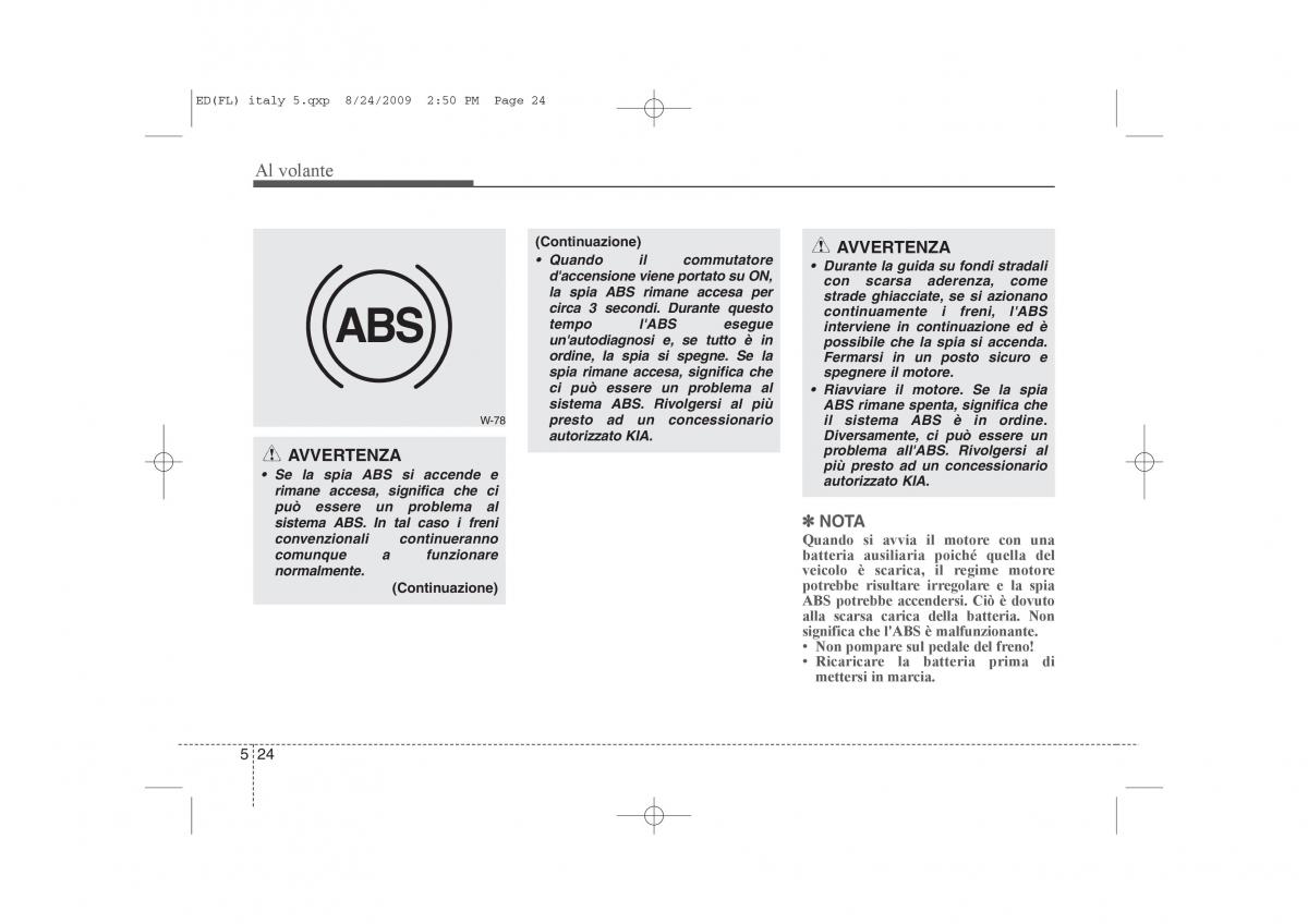 KIA Ceed I 1 manuale del proprietario / page 243