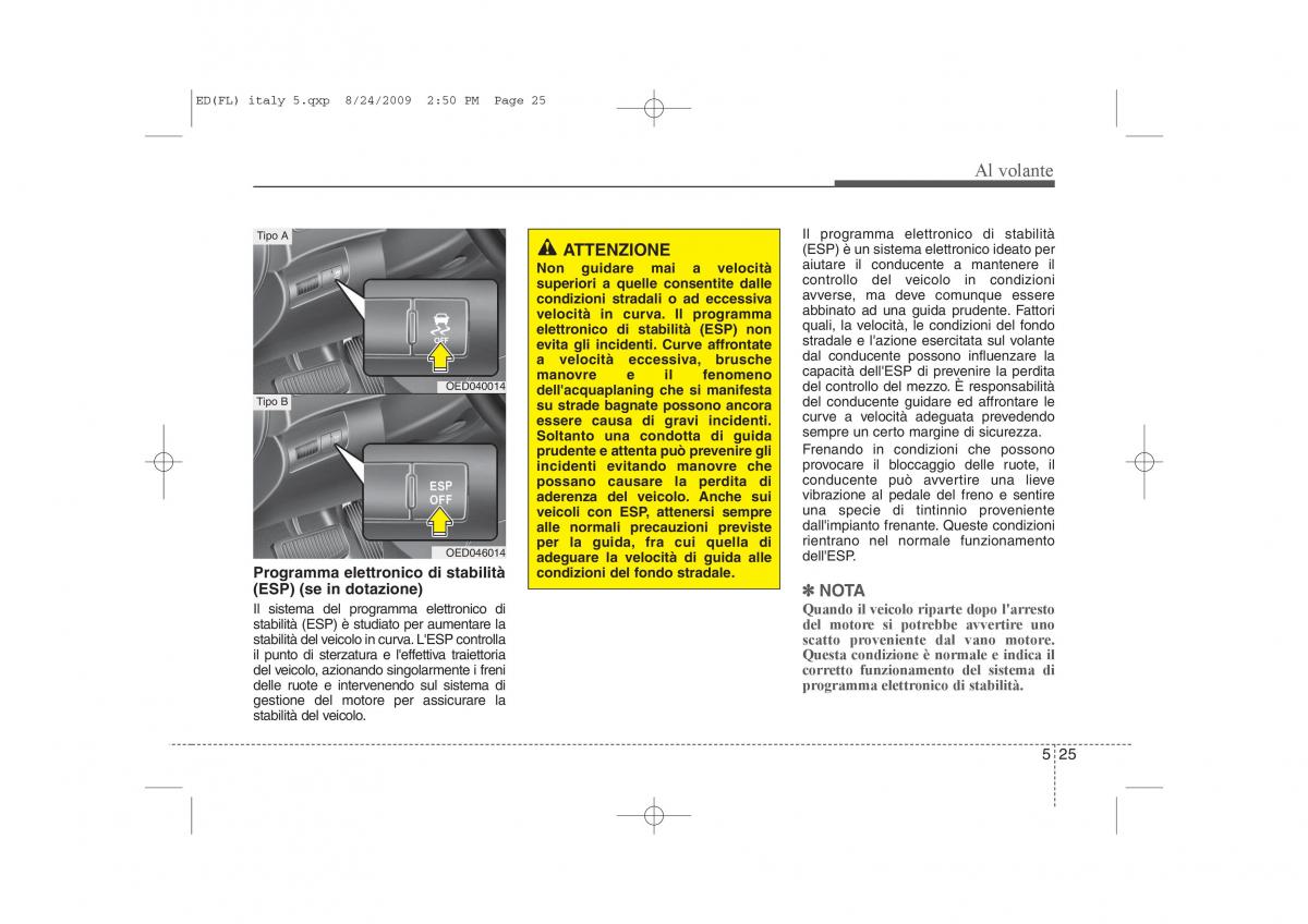 KIA Ceed I 1 manuale del proprietario / page 244